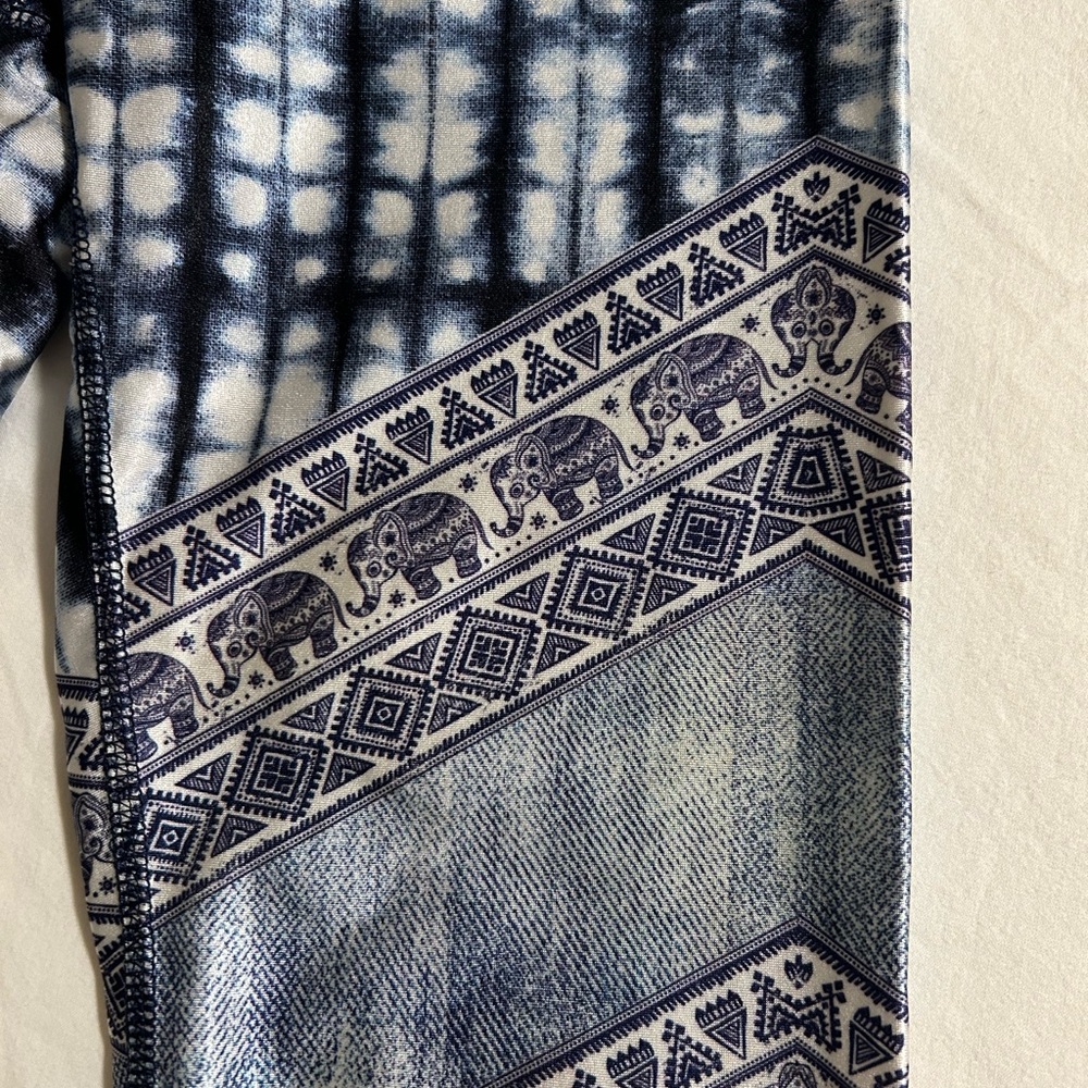 Terez Blue Patterned Legging - image 5